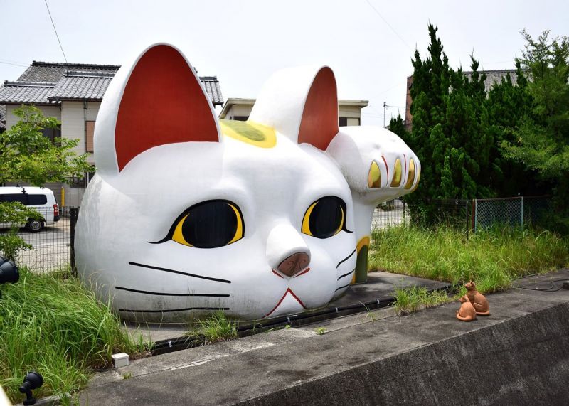 tokonyan mèo maneki neko khổng lồ tokonyan mèo maneki neko khổng lồ